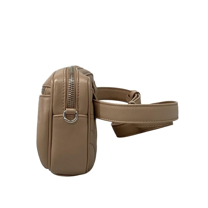 Prada Waist Pouch Excellent Condition - 1bl006 Pink Beige 2way Leather