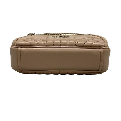 Prada Waist Pouch Excellent Condition - 1bl006 Pink Beige 2way Leather
