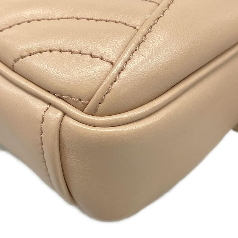 Prada Waist Pouch Excellent Condition - 1bl006 Pink Beige 2way Leather