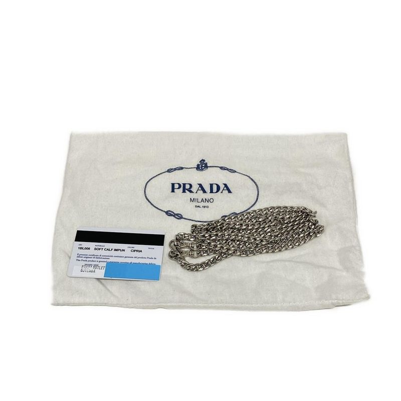 Prada Waist Pouch Excellent Condition - 1bl006 Pink Beige 2way Leather