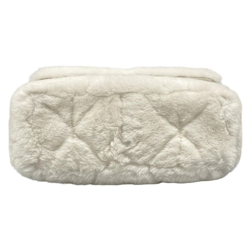 Prada Shoulder Bag Excellent Condition - 1bd292 White Fur