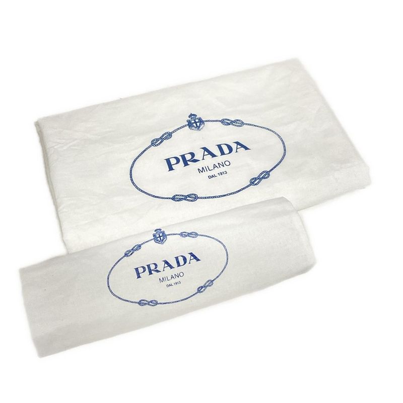 Prada Shoulder Bag Excellent Condition - 1bd292 White Fur