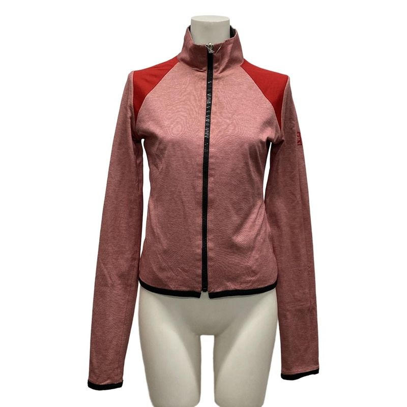 Chanel Blouson Size 36 S Women's Sport Line P29248 Red X Black X Light Grey