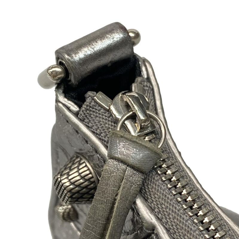 Balenciaga le Cagor Mini 695814 Silver Leather