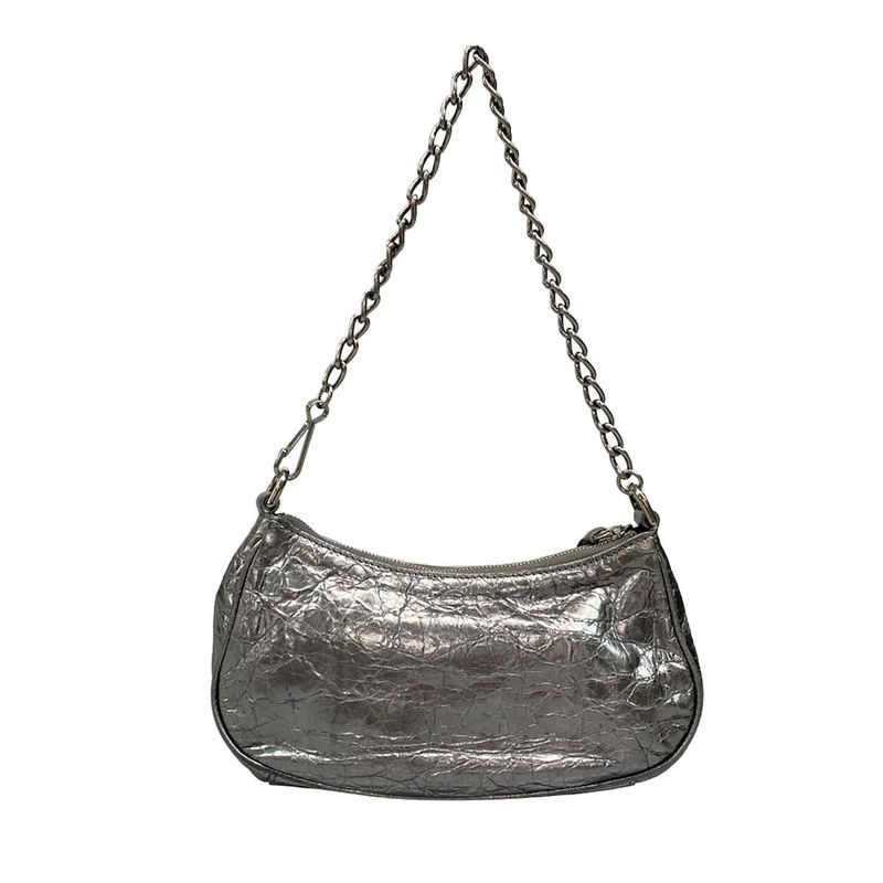 Balenciaga le Cagor Mini 695814 Silver Leather