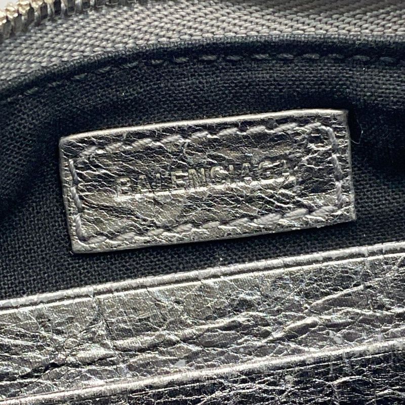 Balenciaga le Cagor Mini 695814 Silver Leather