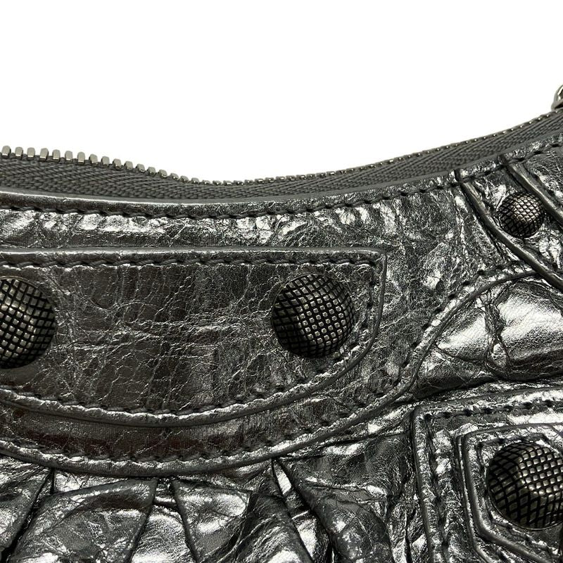 Balenciaga le Cagor Mini 695814 Silver Leather
