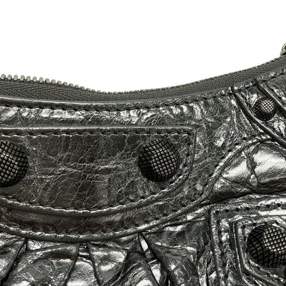 Balenciaga le Cagor Mini 695814 Silver Leather