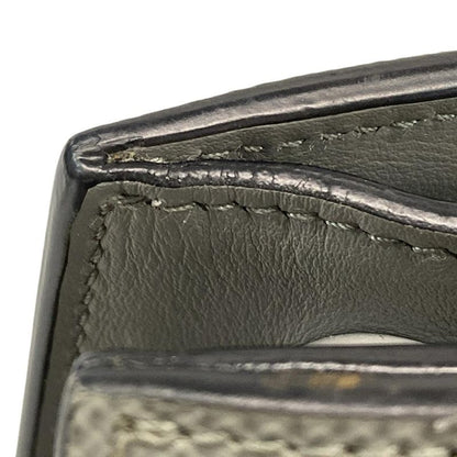 Prada Tote Monochrome Bag 1ba156 Gray Leather