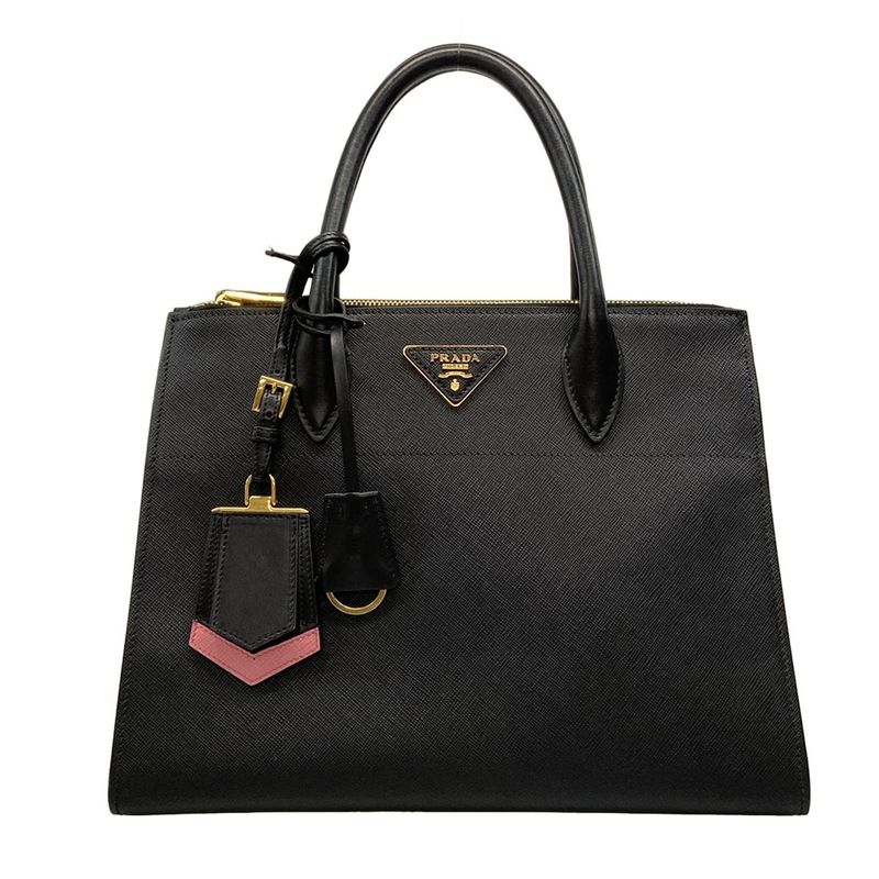 Prada Handbag Paradigm Black Leather