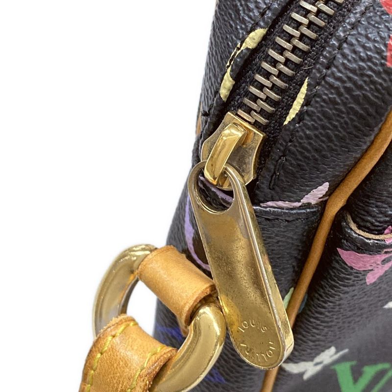 Louis Vuitton Shoulder Bag Monogram Multicolor Lift M40056 Noir Black