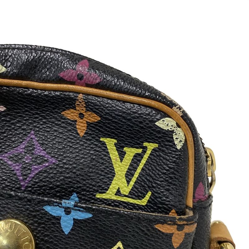 Louis Vuitton Shoulder Bag Monogram Multicolor Lift M40056 Noir Black