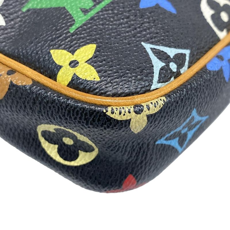 Louis Vuitton Shoulder Bag Monogram Multicolor Lift M40056 Noir Black