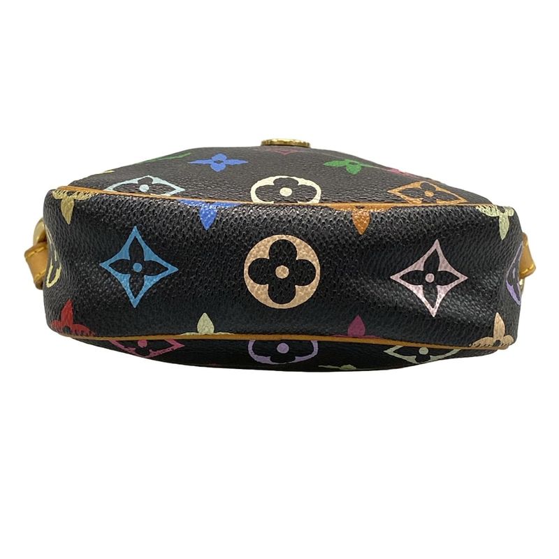 Louis Vuitton Shoulder Bag Monogram Multicolor Lift M40056 Noir Black