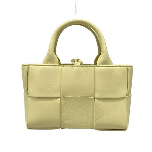 Bottega Veneta Candy Arco Tote Cream Leather