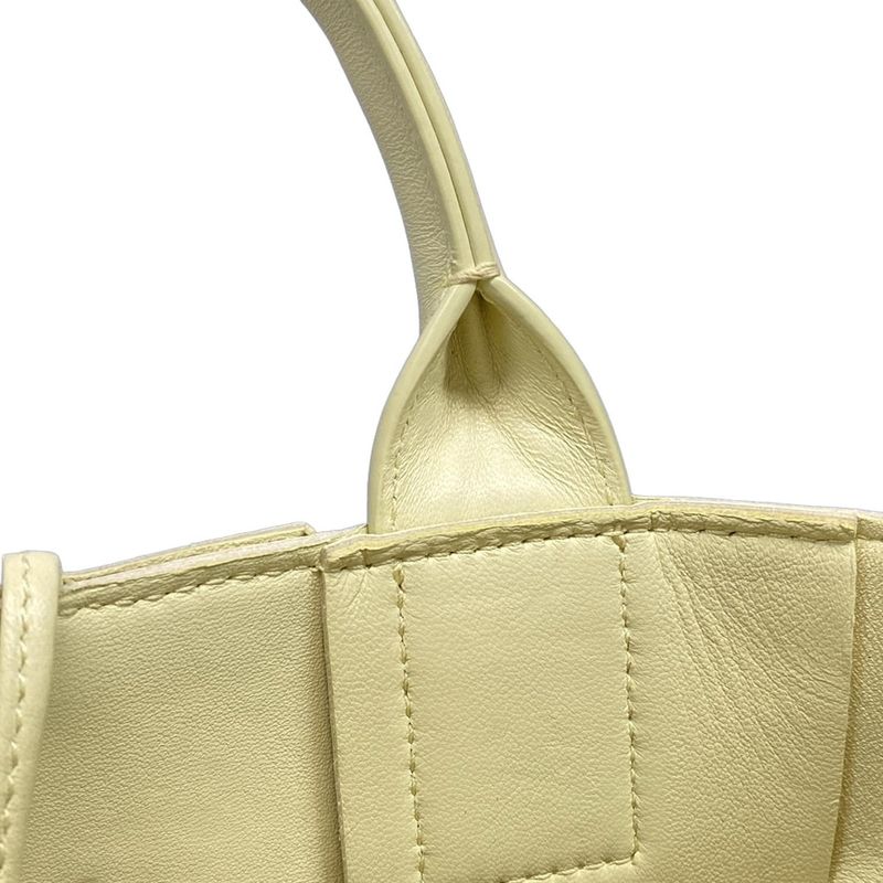 Bottega Veneta Candy Arco Tote Cream Leather