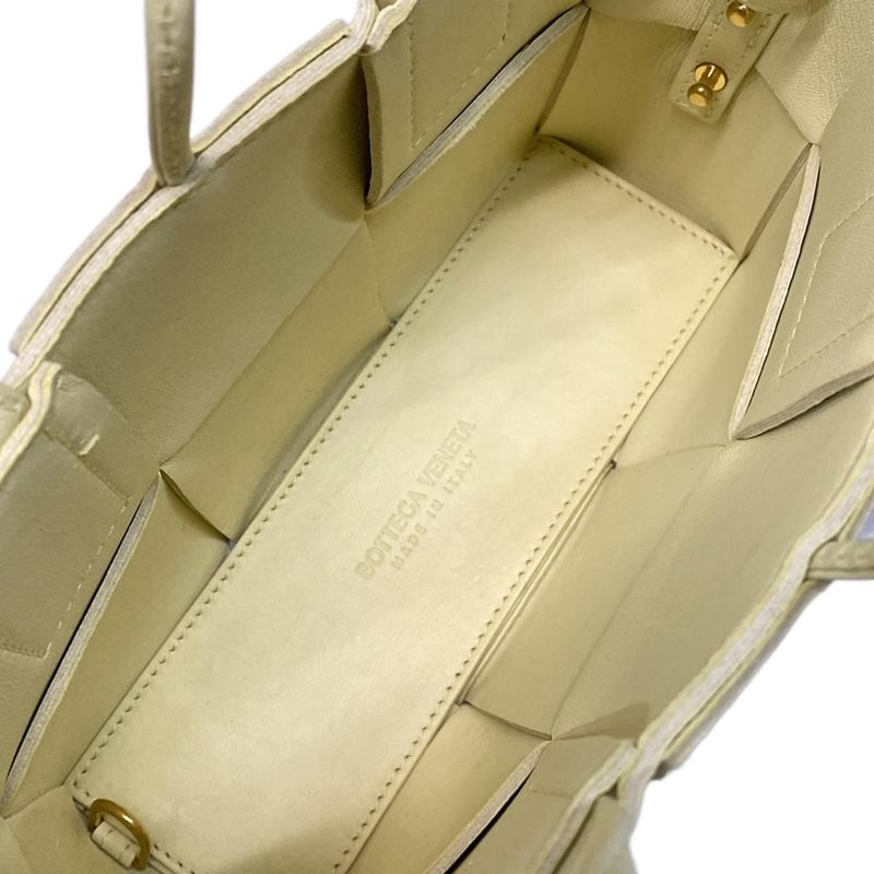 Bottega Veneta Candy Arco Tote Cream Leather
