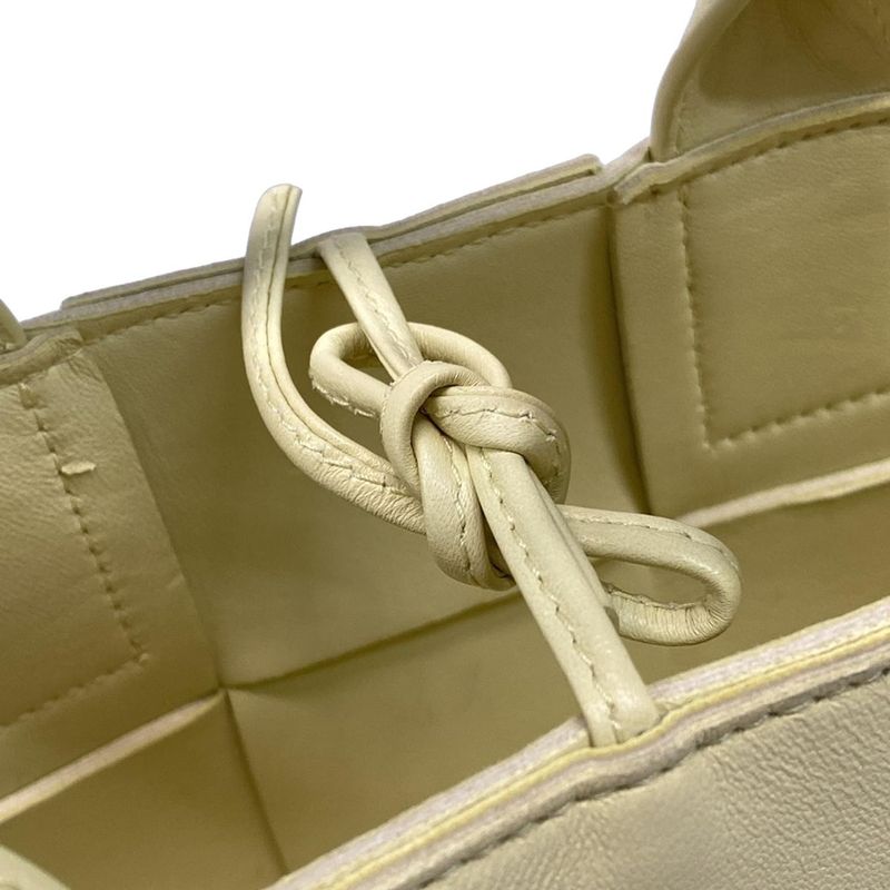 Bottega Veneta Candy Arco Tote Cream Leather