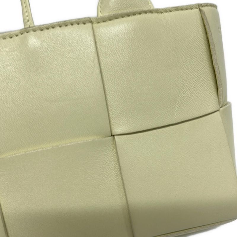 Bottega Veneta Candy Arco Tote Cream Leather