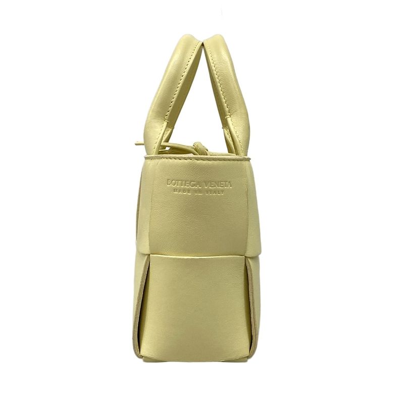 Bottega Veneta Candy Arco Tote Cream Leather