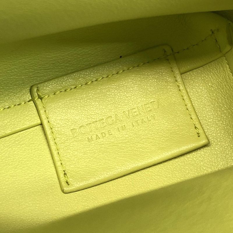 Bottega Veneta Shoulder Bag the Triangle Yellow Leather