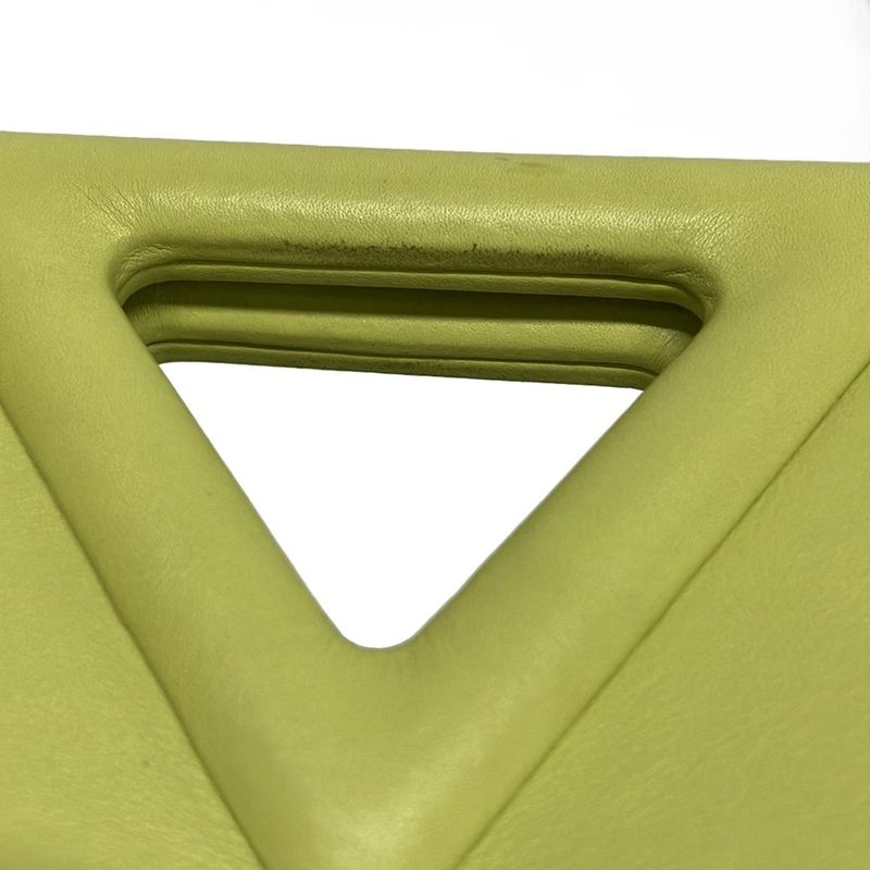 Bottega Veneta Shoulder Bag the Triangle Yellow Leather