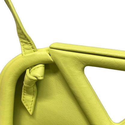 Bottega Veneta Shoulder Bag the Triangle Yellow Leather