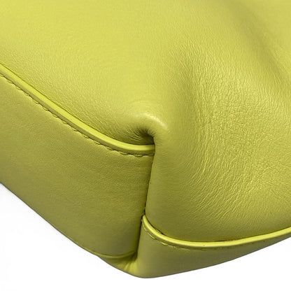 Bottega Veneta Shoulder Bag the Triangle Yellow Leather