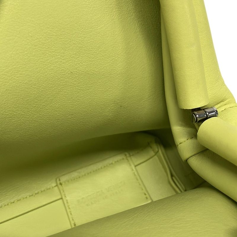 Bottega Veneta Shoulder Bag the Triangle Yellow Leather