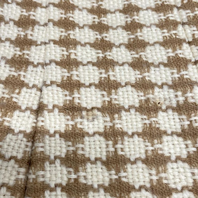 Chanel Coat Size 36 S Women - P16535 Ivory and Brown Long Sleeves Knit Fall