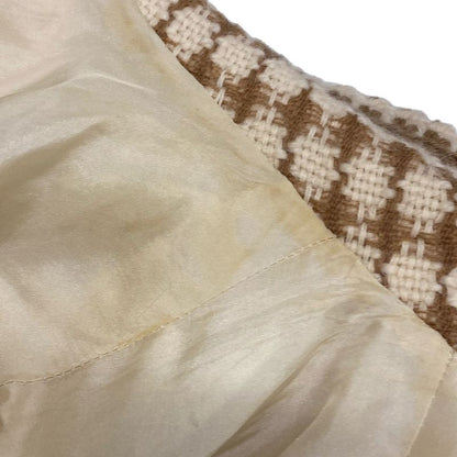 Chanel Coat Size 36 S Women - P16535 Ivory and Brown Long Sleeves Knit Fall