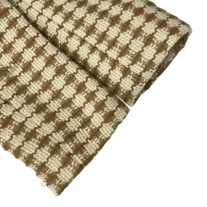 Chanel Coat Size 36 S Women - P16535 Ivory and Brown Long Sleeves Knit Fall