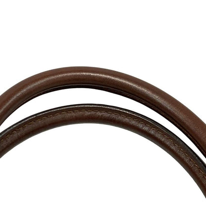 Gucci Sookie Handbag in GG Pattern 247902 Beige Ivory and Dark Brown Leather