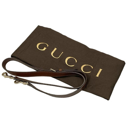 Gucci Sookie Handbag in GG Pattern 247902 Beige Ivory and Dark Brown Leather