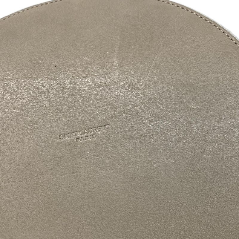 Saint Laurent Paris Shoulder Bag Rive Gauche Seau 669299 Ivory and Gray Beige