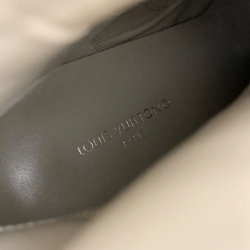 Louis Vuitton Silhouette Line Monogram Boots Short Shoes Fur Leather