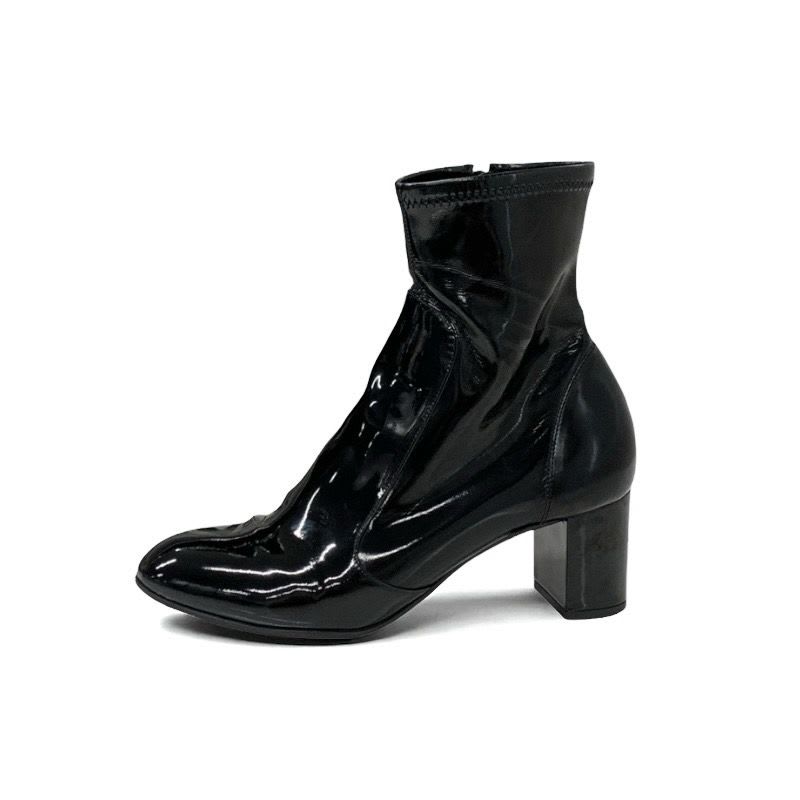 Louis Vuitton Boots Short Shoes Patent Black