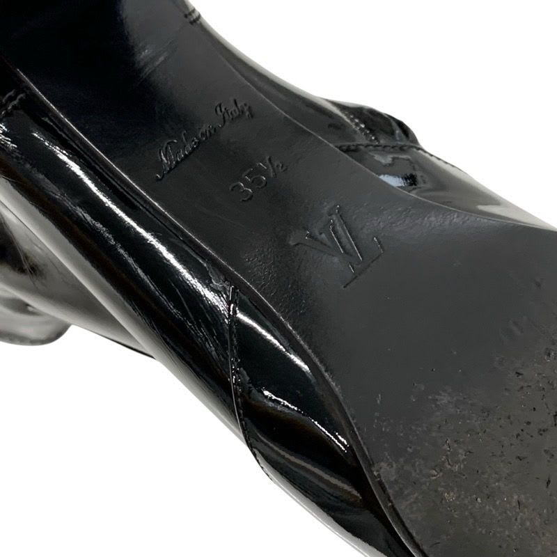 Louis Vuitton Boots Short Shoes Patent Black