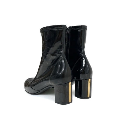 Louis Vuitton Boots Short Shoes Patent Black