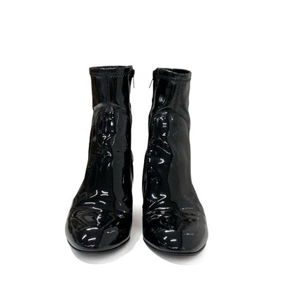 Louis Vuitton Boots Short Shoes Patent Black