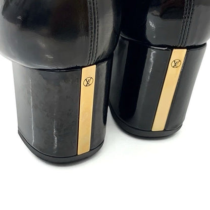 Louis Vuitton Boots Short Shoes Patent Black