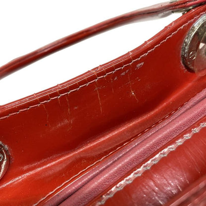 Dior Christian Dior Handbag Lady Dior Large Bag Red Leather