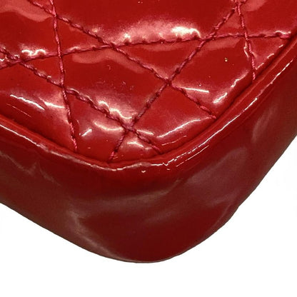 Dior Christian Dior Shoulder Bag Canage Stitch Pink Chain Shoulder Leather