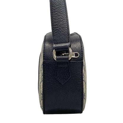 Gucci Shoulder Bag Ophidia Crossbody Bag 681064 Beige X Black X Navy Leather