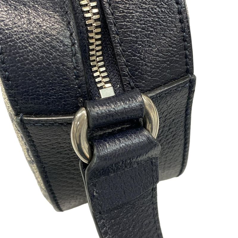 Gucci Shoulder Bag Ophidia Crossbody Bag 681064 Beige X Black X Navy Leather