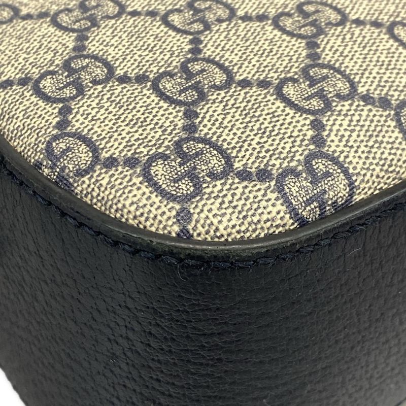 Gucci Shoulder Bag Ophidia Crossbody Bag 681064 Beige X Black X Navy Leather