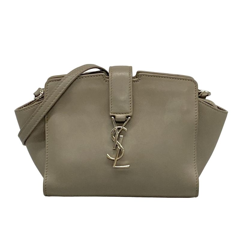 Saint Laurent Paris Shoulder Bag Toy Cabas Su 452322 Gray Mini Bag Detachable