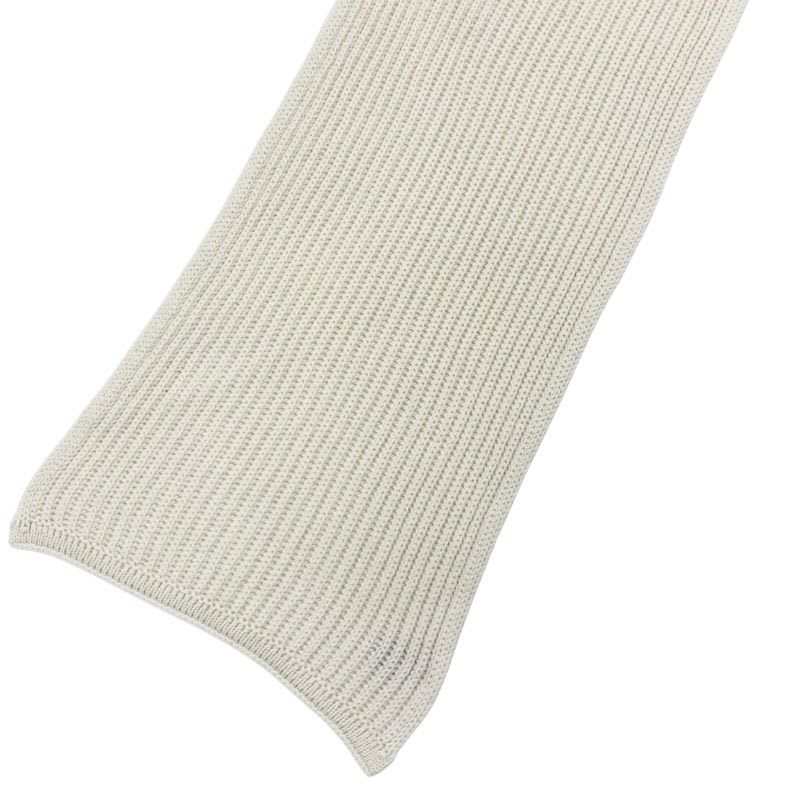Chanel Muffler Cashmere White Black Coco Mark Logo Sequins Scarf