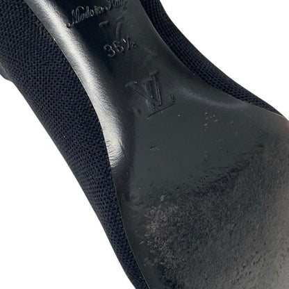 Louis Vuitton Silhouette Line Monogram Boots Short Shoes Fabric Black