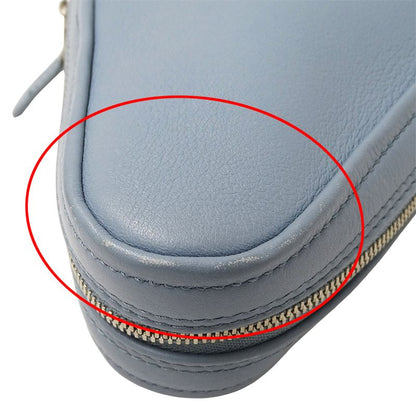 Balenciaga Bag Ladies Brand Clutch Bag Second Bag Leather Light Blue 476976